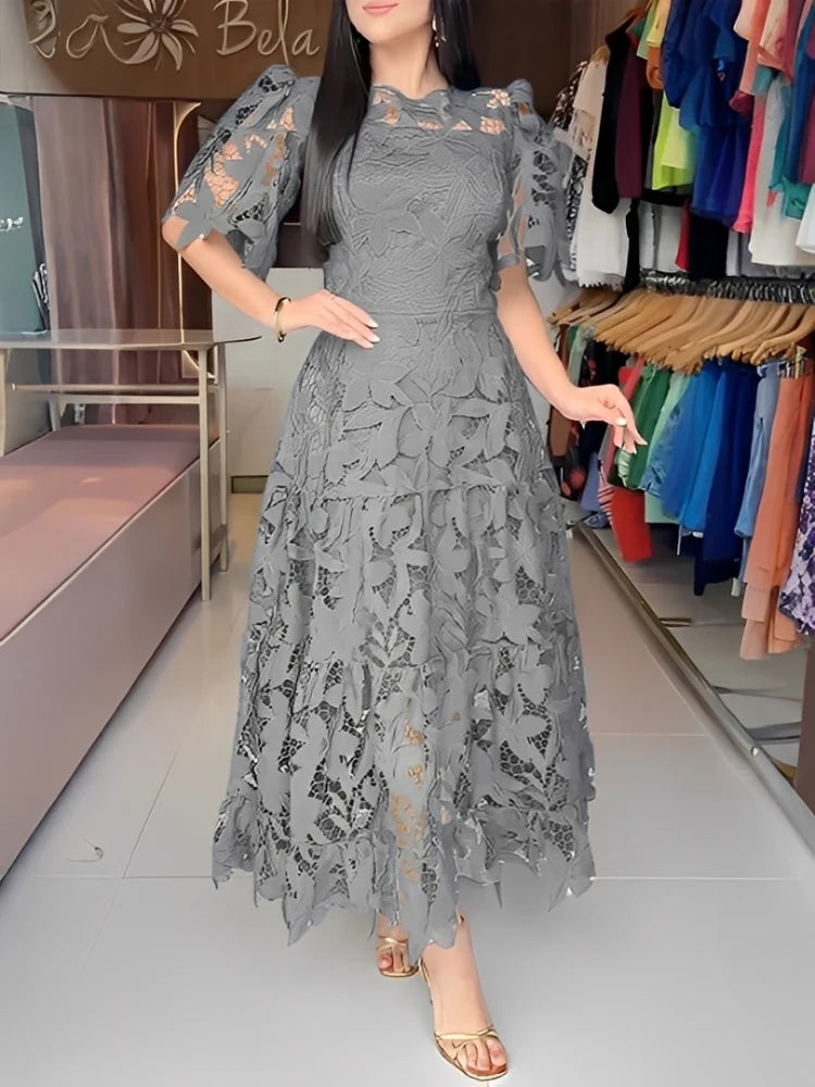 Vestido Feminino de Renda Anaju