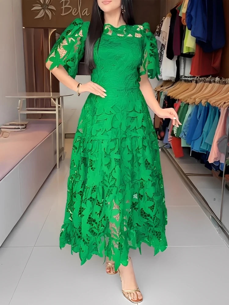 Vestido Feminino de Renda Anaju