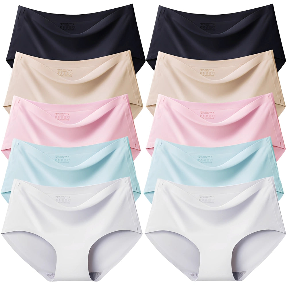 Calcinha Confortável Sem Costuras Daisy - Kit 10 peças